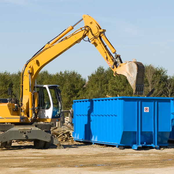 are there any restrictions on where a residential dumpster can be placed in Somerville Alabama